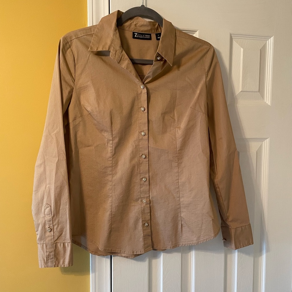 New York and Company Button Down Blouse